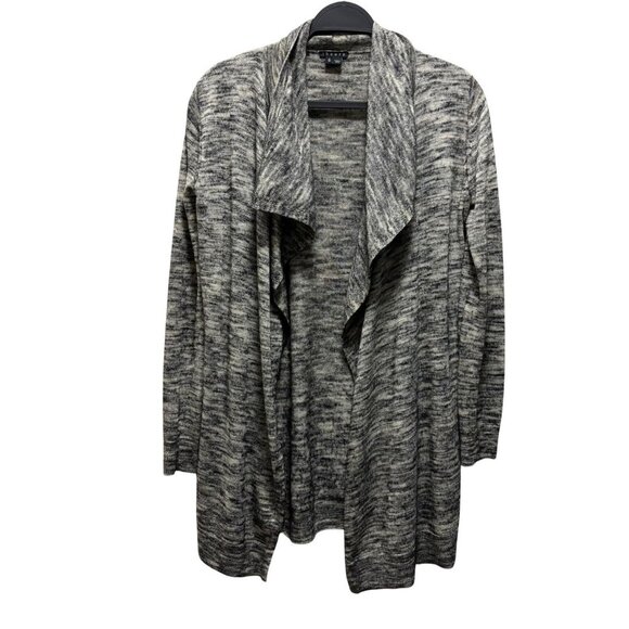 Theory Womens Open-Front Trincy E Cardigan Jacket Size XS Gray Wool - Picture 2 of 6